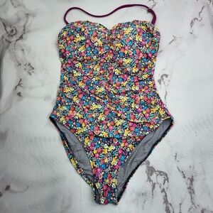 Anne Cole Floral One Piece Swimsuit - Multicolor